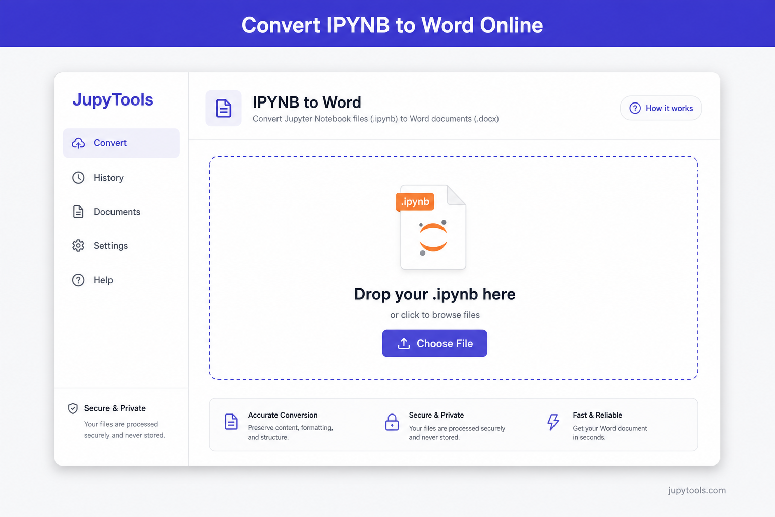 IPYNB to Word Converter: Convert Jupyter Notebook to DOCX Online Free ...